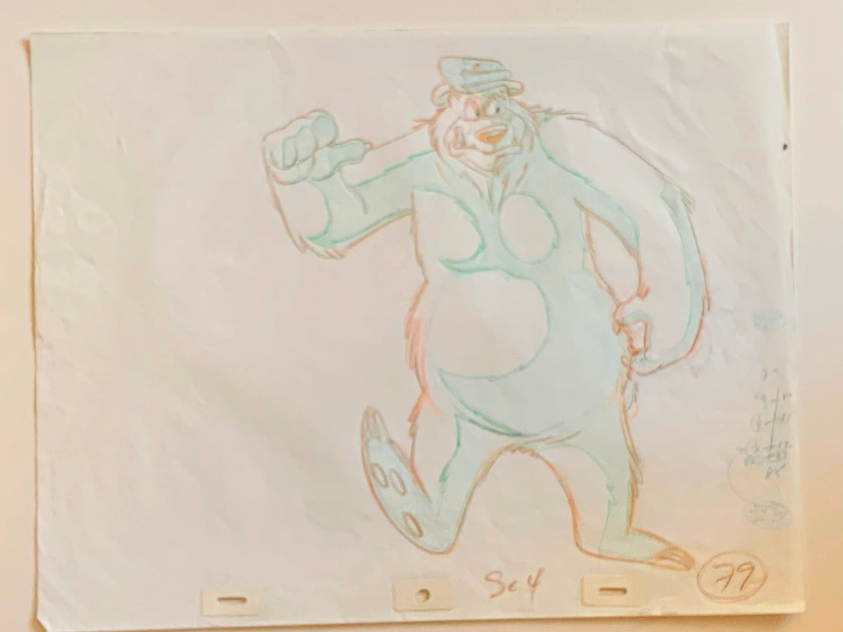Weetabix commercial 'Bears with Sore Heads'.  Original drawing. 1990