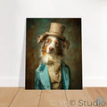Portrait of Australian Shepherd art