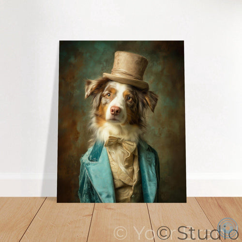 Portrait of Australian Shepherd art