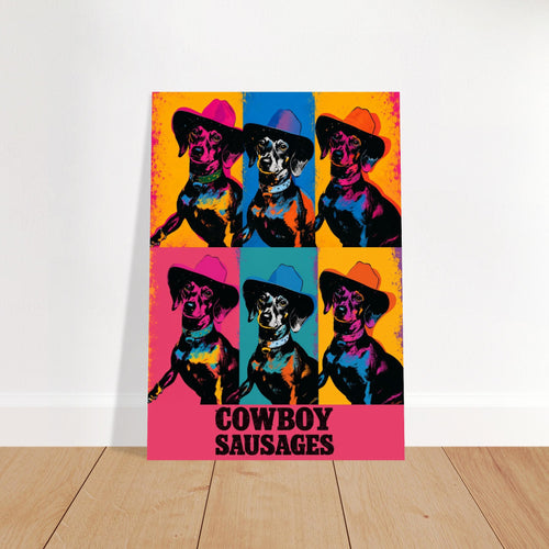 Dachshund Pop Art Poster
