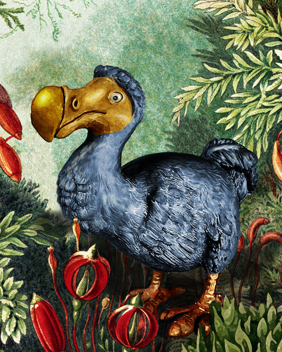 Dodo poster-The Last Blue Dodo