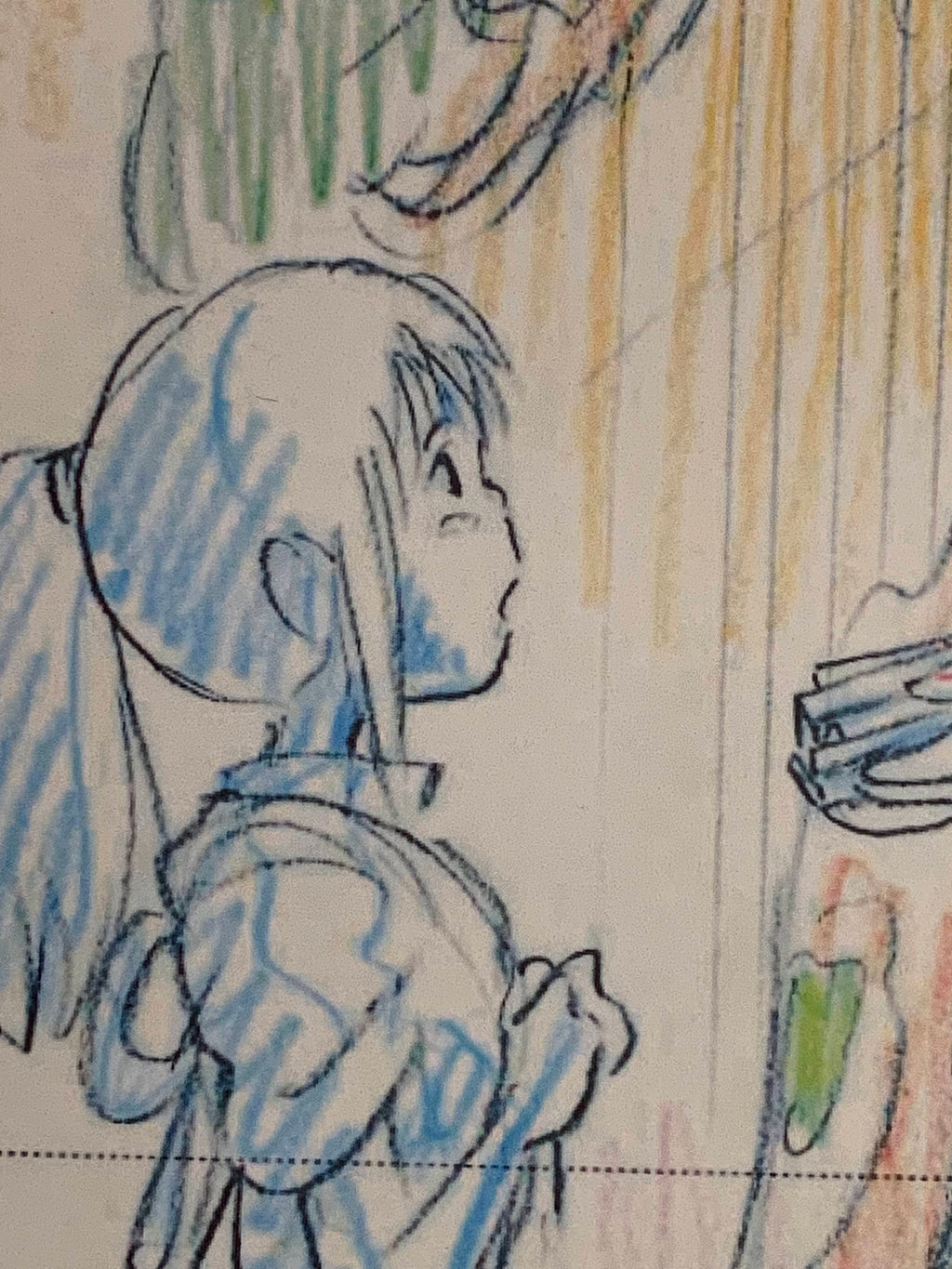 Spirited Away-Ghibli Animation layout sketch-Reproduction