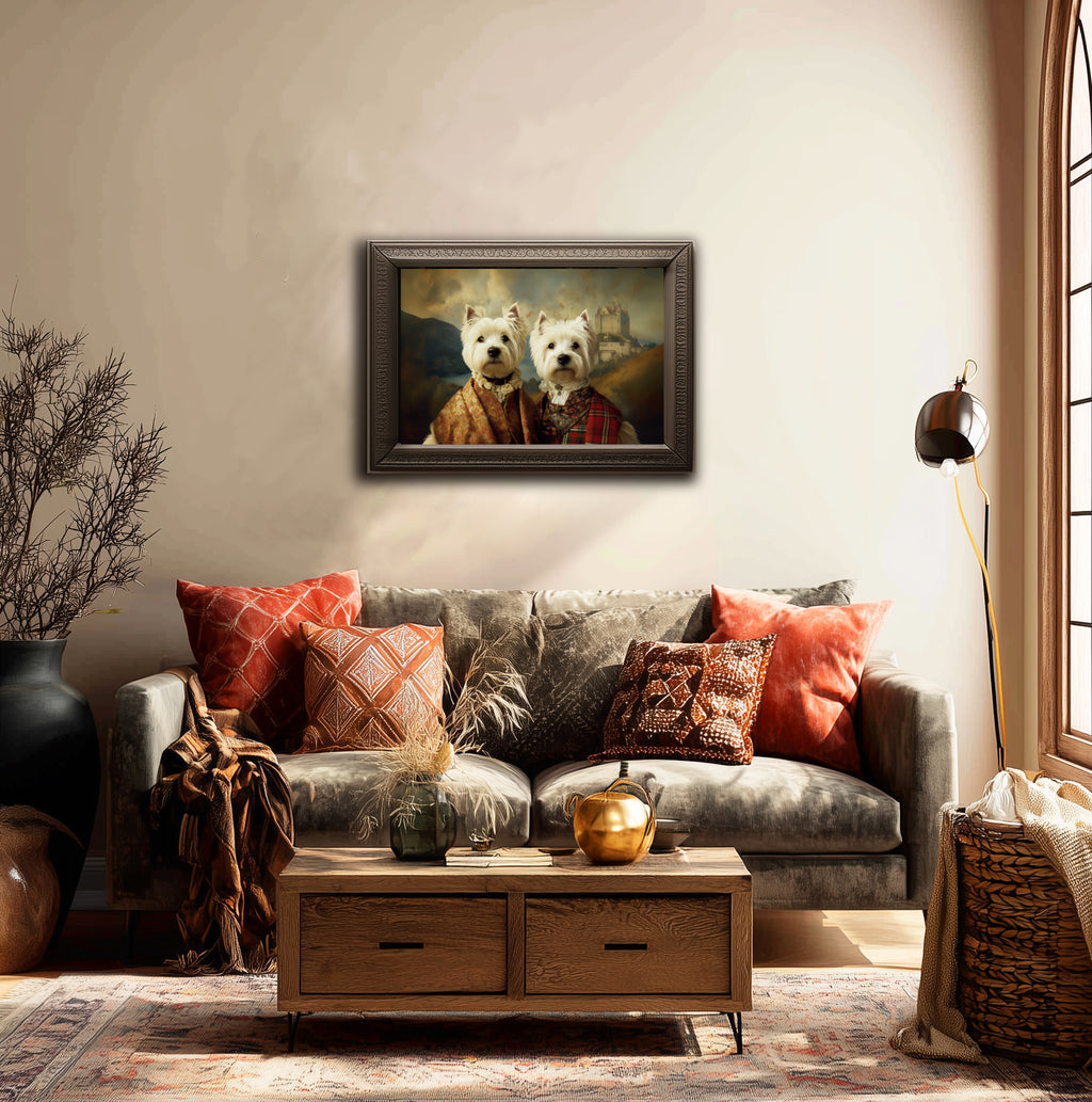 Westie Couple Print