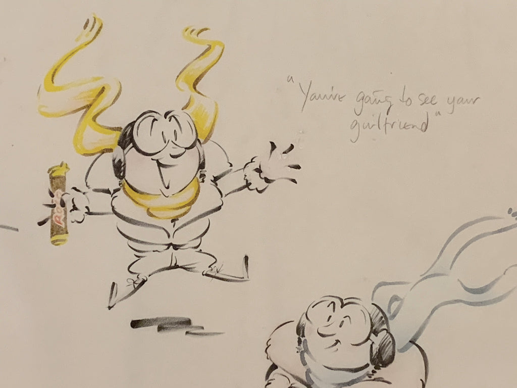 Rolo commercial-original animation drawing 1985-Eric Goldberg