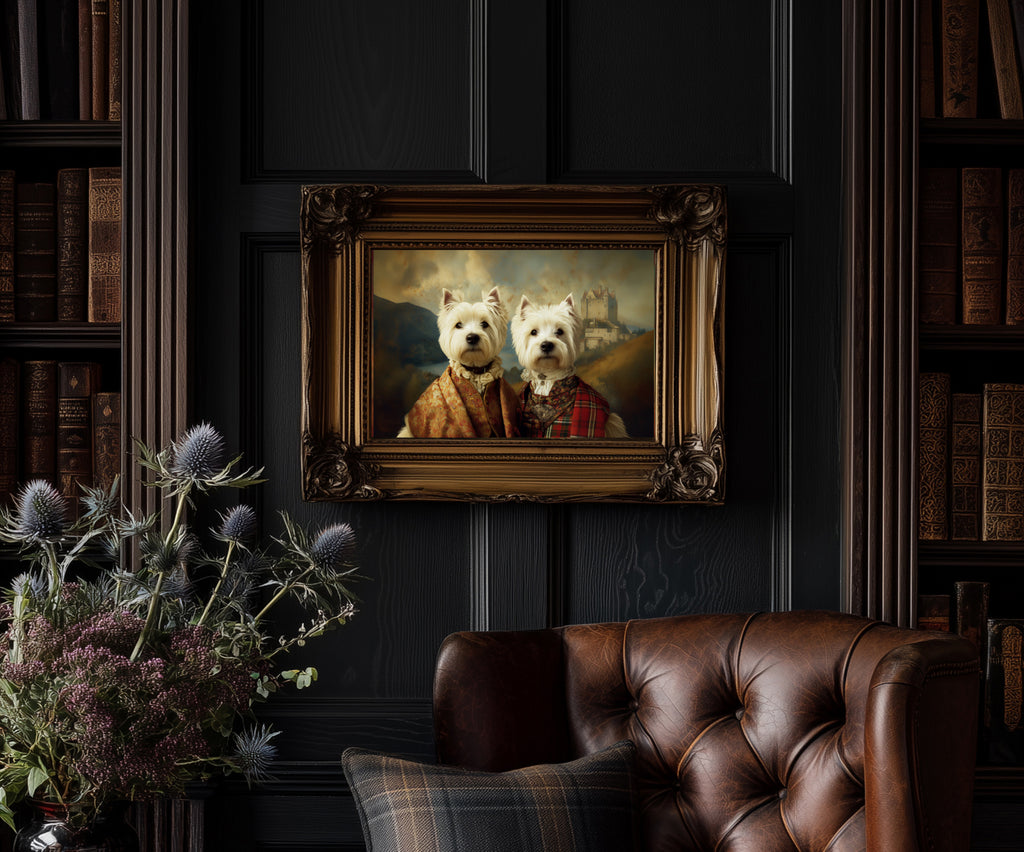 Westie Couple Print