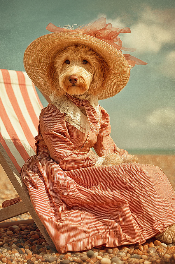 Seaside lady