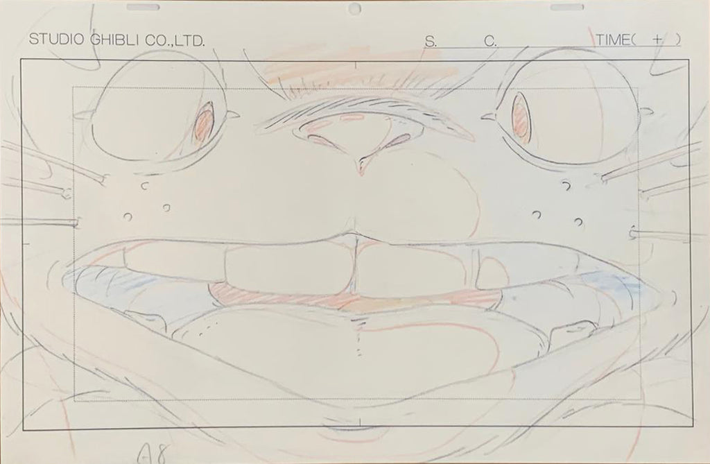 My neighbour Totoro-Studio Ghibli Animation layout sketch-Reproduction print