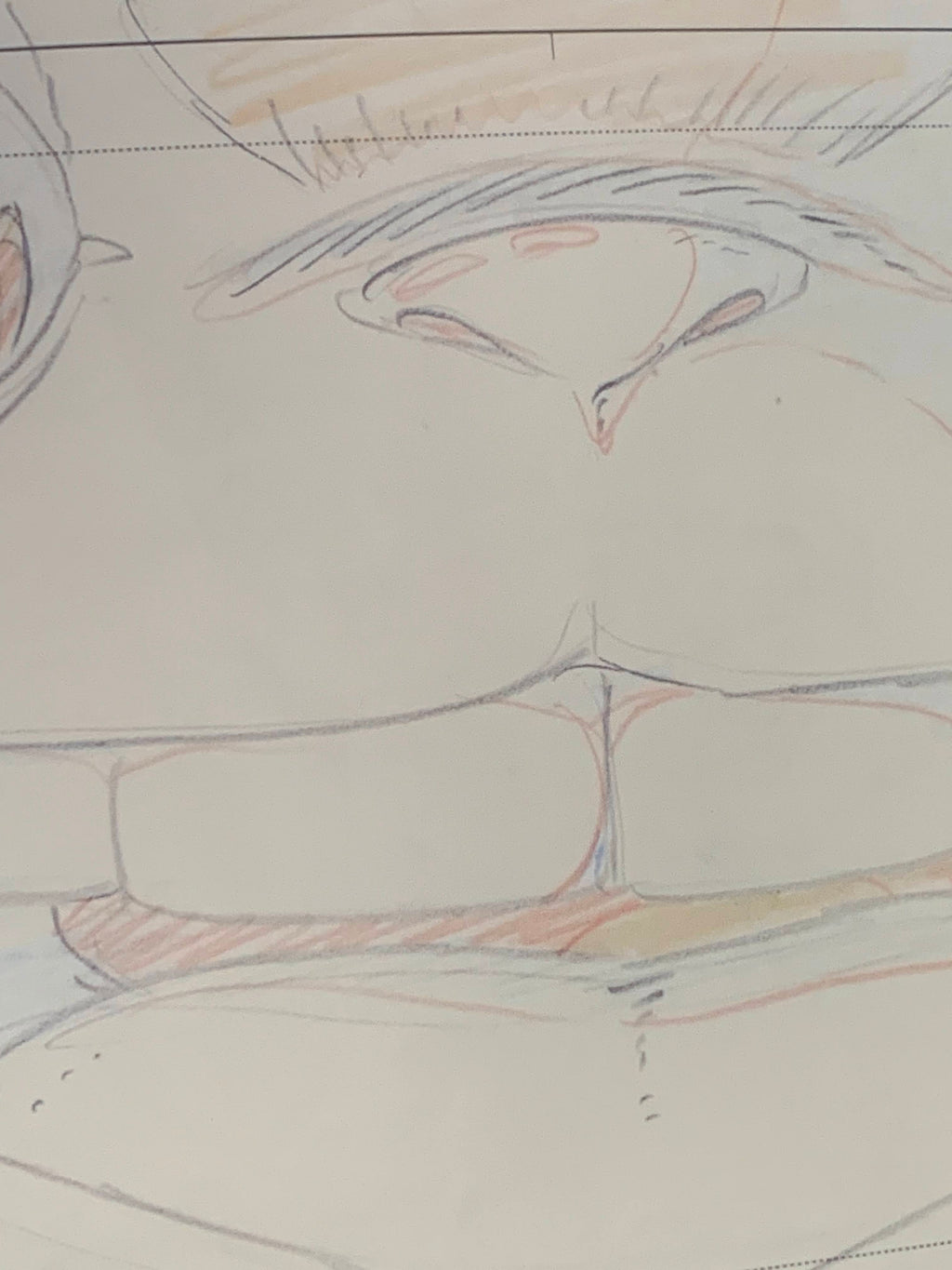 My neighbour Totoro-Studio Ghibli Animation layout sketch-Reproduction print