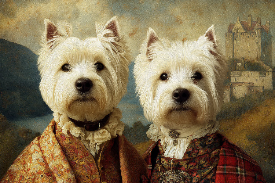 Westie Couple Print