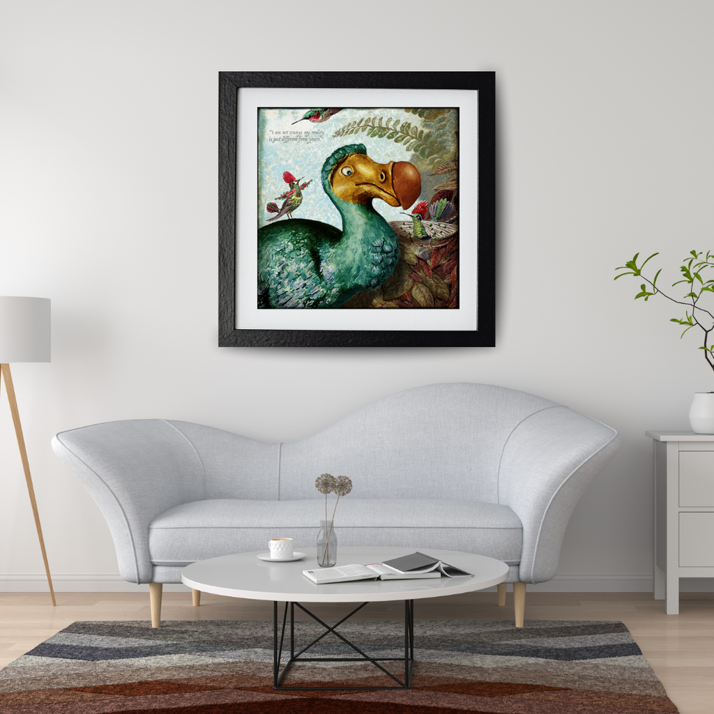 Dodo Art Print | Quirky Bird Wall Decor- I'm not crazy