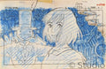Howl's Moving Castle Animation Layout Sketch — Studio Ghibli Reproduction Print