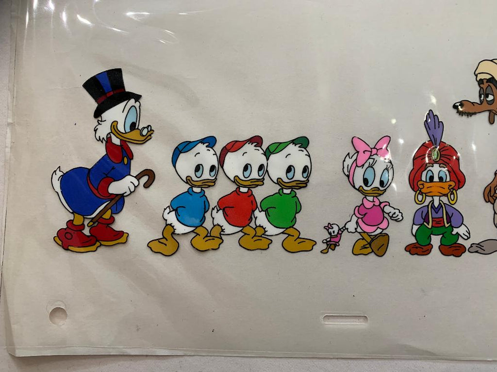 Original Disney colour-model cel created as a colour reference for the Ink & Paint department during production of DuckTales the Movie: Treasure of the Lost Lamp (1990).