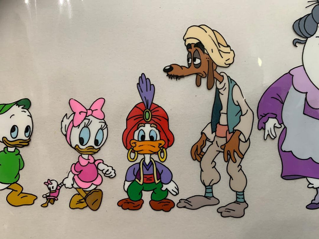 Original Disney colour-model cel created as a colour reference for the Ink & Paint department during production of DuckTales the Movie: Treasure of the Lost Lamp (1990).
