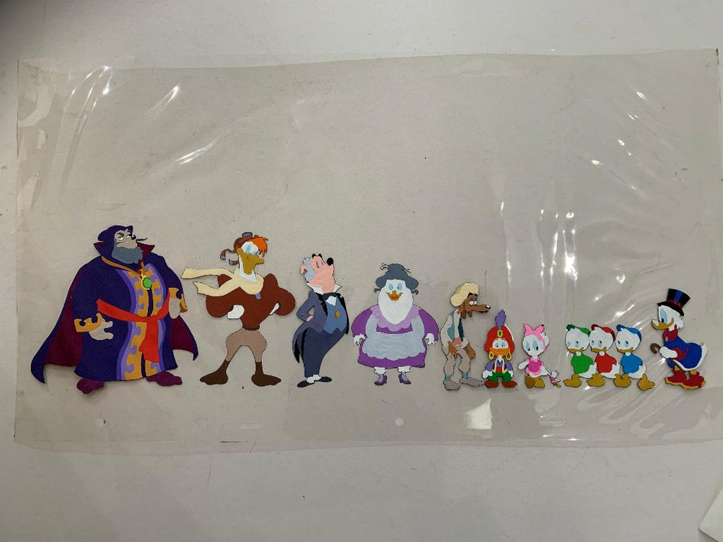 Original Disney colour-model cel created as a colour reference for the Ink & Paint department during production of DuckTales the Movie: Treasure of the Lost Lamp (1990).