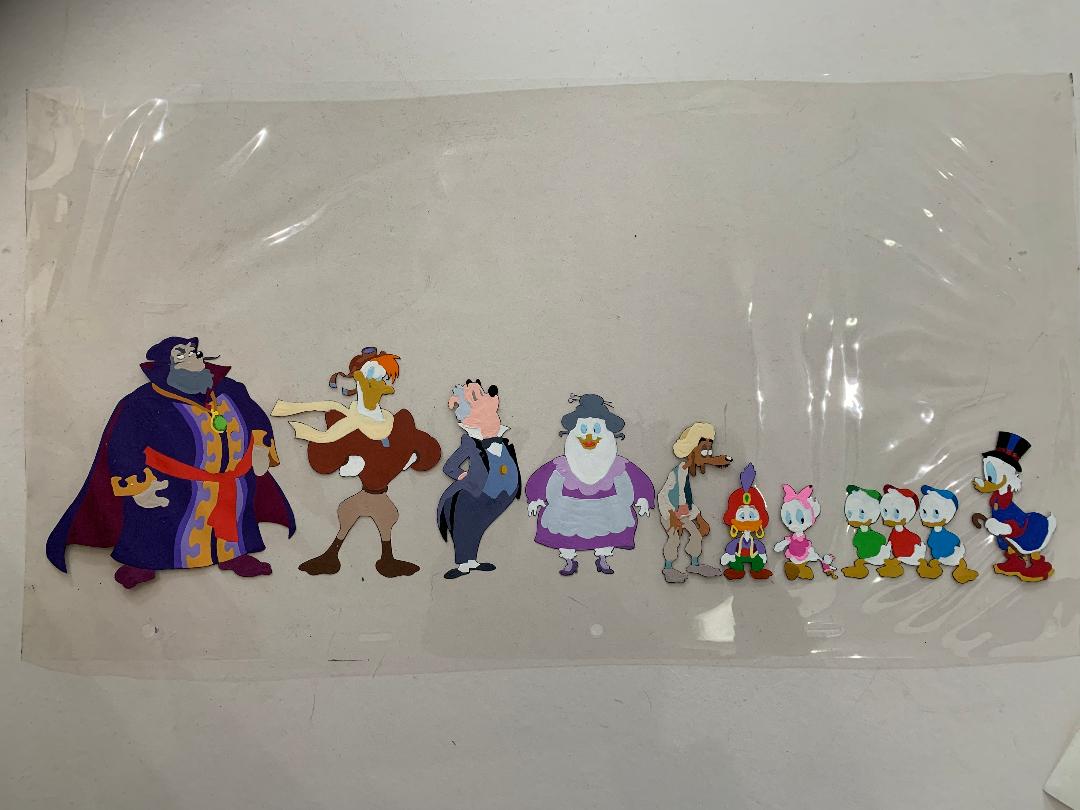 Original Disney colour-model cel created as a colour reference for the Ink & Paint department during production of DuckTales the Movie: Treasure of the Lost Lamp (1990).
