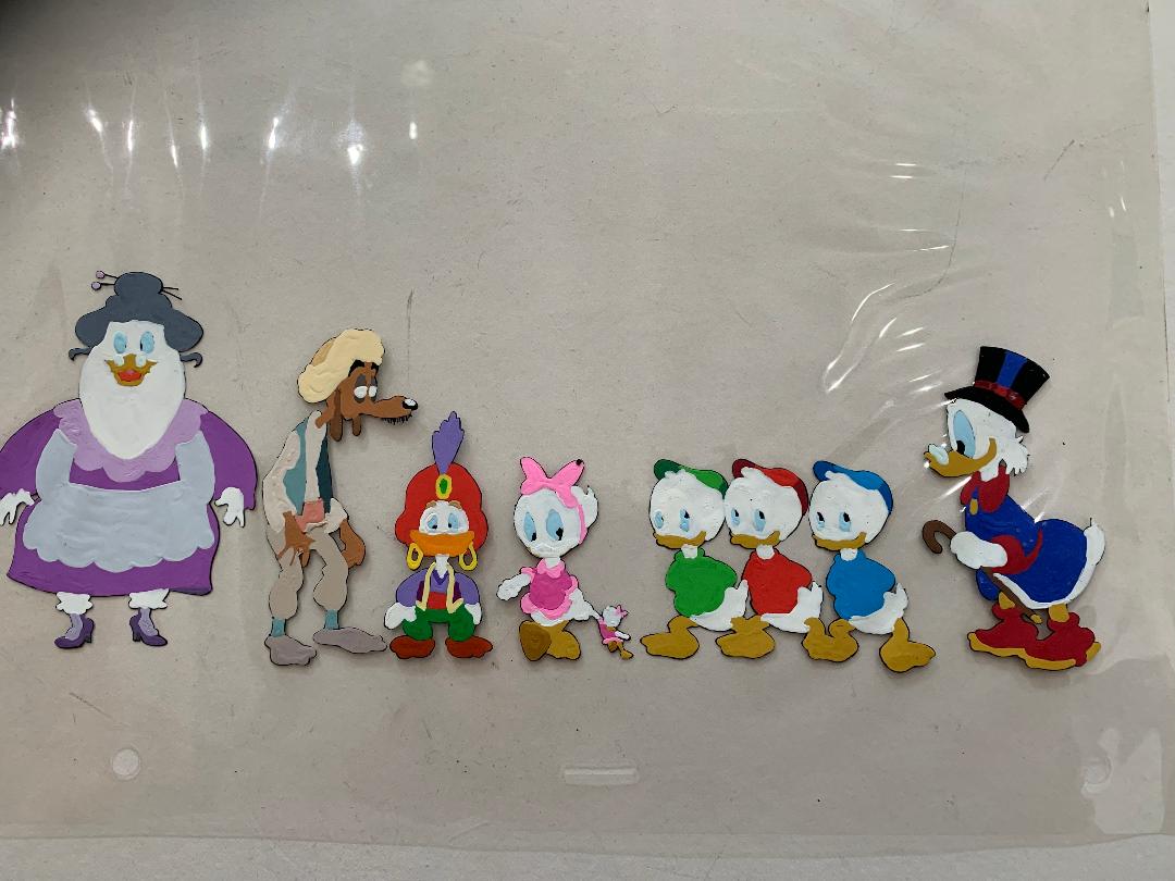 Original Disney colour-model cel created as a colour reference for the Ink & Paint department during production of DuckTales the Movie: Treasure of the Lost Lamp (1990).
